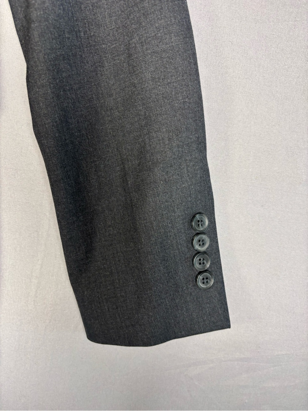 Beautiful Egara 38 Long Blazer Grey Slim Fit Like New Made in Ethiopia - Picture 4 of 12